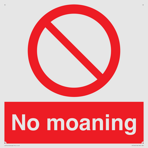 No Moaning